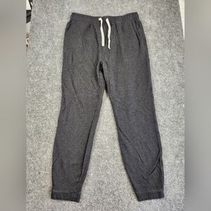 Free Fly Jogger Pants Men Large Charcoal Bamboo Sweat Elastic Waist Pockets L
